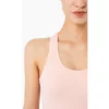 Woman activewear racer back tank top with custom logo - Image 4