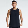 Mens polyester mesh tank top wholesale - Image 2