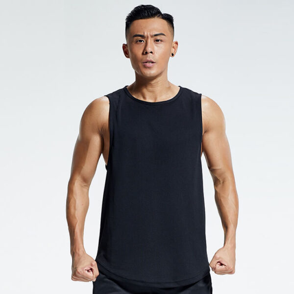 Mens polyester mesh tank top wholesale