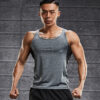 Custom fitness stringer vest for man - Image 4
