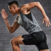 Custom fitness stringer vest for man - Image 6
