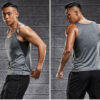Custom fitness stringer vest for man - Image 7