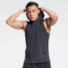 Custom sleeveless tank top with hood - Image 2
