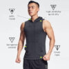 Custom sleeveless tank top with hood - Image 6