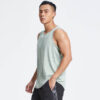 Longline curved hem stringer tank top bulk sale - Image 2