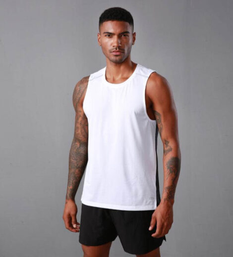 Customized logo running tank top