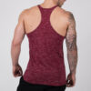 Mens slub fitness stringer vest wholesale - Image 3