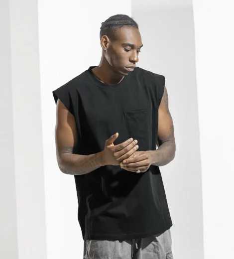 Gym tank top men sleeveless shirt wholesale