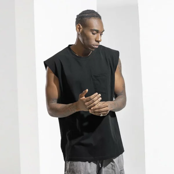 Gym tank top men sleeveless shirt wholesale