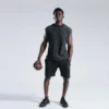 Customized snow wash mens fitness tank top sleeveless - Image 7