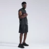Customized snow wash mens fitness tank top sleeveless - Image 6