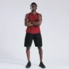 Custom maroon men workout tank top gym - Image 7