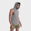 Mens workout tank top with hood wholesale - Image 4