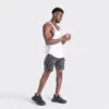 Custom logo plain blank white stringer tank top - Image 5