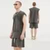 Custom aisley printing mens tank top - Image 6