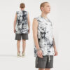 Tie dye distressed tank top for man - Image 3