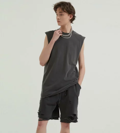 Custom design mens vintage tank top wholesale