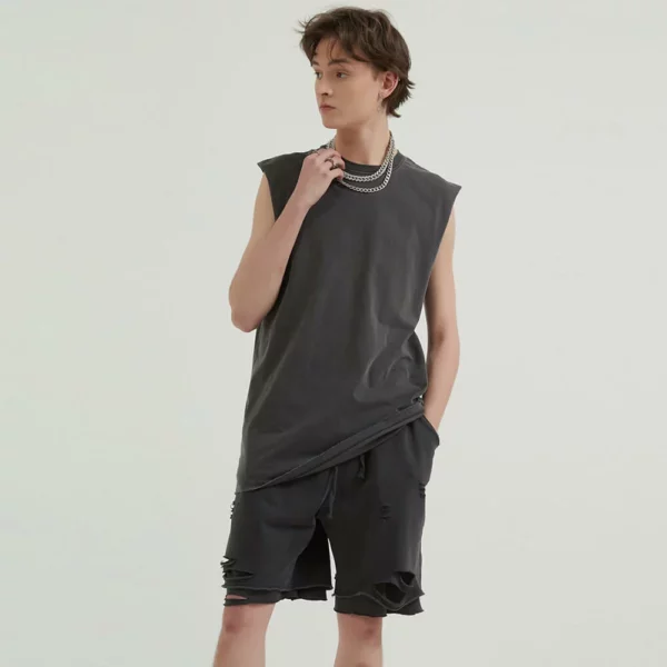 Custom design mens vintage tank top wholesale