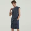 Custom design mens vintage tank top wholesale - Image 4