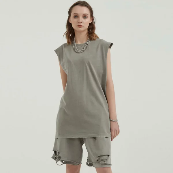 Private label womens longline tank top for sale