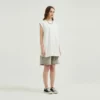 Woman plain white cotton tank top manufacture - Image 5